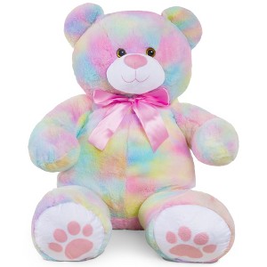 Best Choice Products 35in Giant Soft Plush Teddy Bear Stuffed Animal Toy w/ Bow Tie, Footprints - 1 of 4
