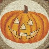 Earth Rugs Halloween Table Trivet – Trick or Treat Hand-Stenciled Jute Mat - 3 of 3