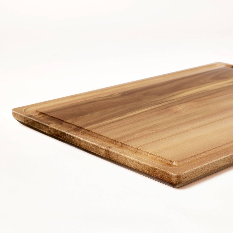 14&#34;x20&#34; Acacia Wood Carving Board with Juice Groove Natural - Figmint&#8482;, 5 of 6