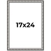 PosterPalooza | Slim Profile Silver Picture Frame - UV Acrylic, Foam Board Backing, Hanging Hardware - 2 of 4