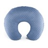 The Peanutshell Nursing Pillow Covers for Breastfeeding, 2 Pack Set, Dinosaur and Navy Blue Minky Dot - 4 of 4