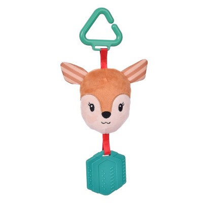 Sunny Days Reindeer Chime Teether Baby Toy - Christmas