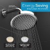 Attop High Pressure Rain Shower Head Easy Clean Adjustable Replacement for Your Bathroom Shower Heads 6-Inch Round - 3 of 4