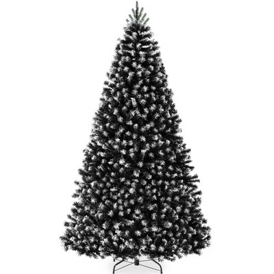 Best Choice Products Artificial Christmas Tree, Premium Unlit Spruce Design with Dense Branches – Green, Blue, White, Black & Frosted Spruce Options