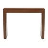 Infurnic Decorative Storage Cabinets Elegant Natural Wood Grain Texture Sticker Bar Table Equipped With Two Drawers Serving , Brown, 50"*15.3"*37" - 4 of 4