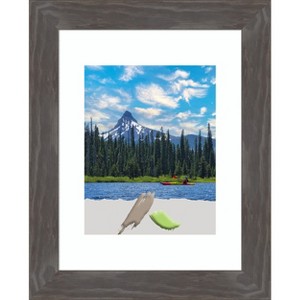 Amanti Art Woodridge Rustic Grey Wood Picture Frame - 1 of 4