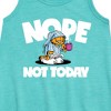 Girls' - Garfield - Nope Not Today Graphic Sleeveless Aline Dress - 2 of 3