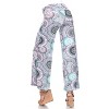 Women's Circle Printed Palazzo Pants - White Mark - 3 of 3