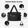 MaseiKar Expandable Travel Duffle Bag for Travel, Foldable Carry on Tote Bag Weekender Overnight Hosptital Bag, - 4 of 4
