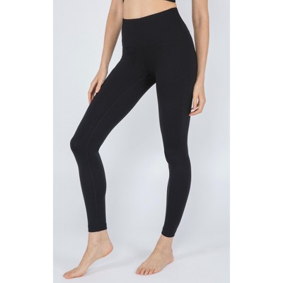 90 DEGREE BY REFLEX Womens Embossed Elastic Band Leggings