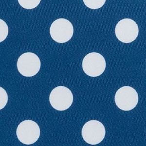 navy polka dot