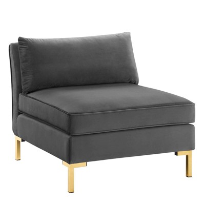 Ardent Performance Velvet Armless Chair - Modway