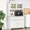 NicBex 63.5 Inch Kitchen Pantry Storage Cabinet with 4 Doors and 2 Drawers for Dining Room,Bathroom,Kitchen - 3 of 4