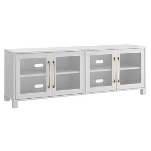 68" White TV Stand - Henn&Hart - 1 of 4