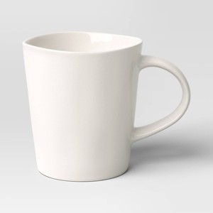 13.53 fl oz Stoneware Aralia Organic Mug Sour Cream - Threshold™ - 1 of 3