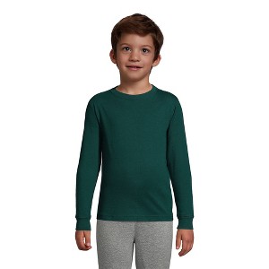 Lands' End School Uniform Kids Long Sleeve Essential T-shirt - 1 of 3