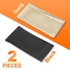 Unique Bargains Soft Portable Storage Scratch-Resistant Women Men Eyeglasses Bag 2 Pcs - 3 of 4