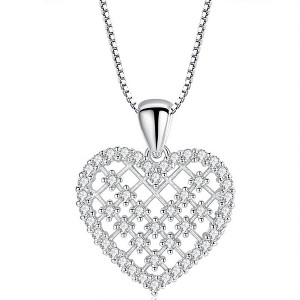 Hollywood Sensation Crystal Heart Necklace - 1 of 2
