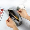 Unique Bargains Travel PU Leather Small Rectangular Makeup Brush Bag - 3 of 4