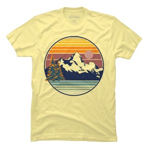 Men's Design By Humans Mountain View By pilipsjanuarius T-Shirt - 1 of 3