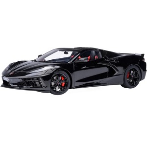 2020 Chevrolet Corvette C8 Stingray Black 1/18 Model Car by Autoart - 1 of 4
