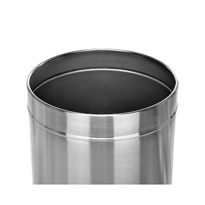 27-Gallon Fingerprint Resistant Stainless Steel Commercial Trash Can