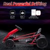 24V Go Kart for Kids, 9Ah Large Battery 8MPH High Speed Ride On Drifting Car with Music, Horn,Max Load 175lbs, Outdoor Ride On Toy for Teens 3-10 - 4 of 4