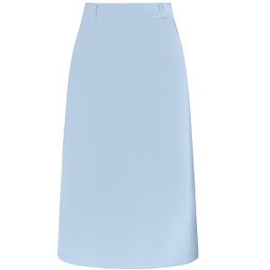 INSPIRE CHIC Women's High Waist Split Back Work Midi Pencil Skirt - 1 of 4