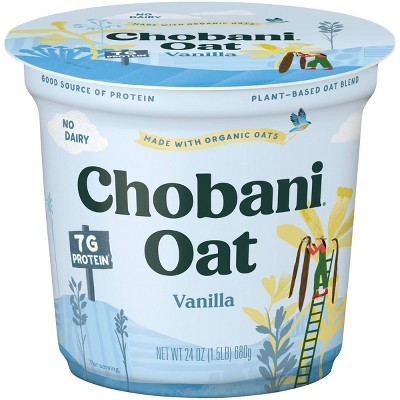 Chobani Oat Vanilla Yogurt - 24oz