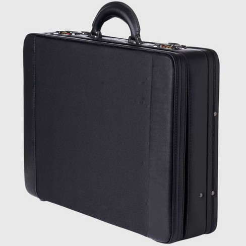 Alpine Swiss Expandable Attache Case Dual Combination Lock Hard Side Briefcase Target