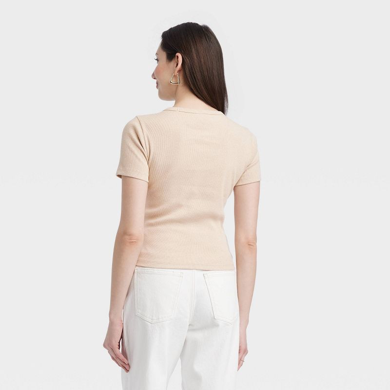 Women's Shrunken Short Sleeve T-Shirt - Universal Thread™ , 3 of 6