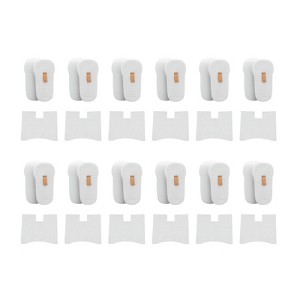 Nispira HZ602 Foam Vacuum Foam Filter Set Shark HZ2000, HZ2002 HZ702, HS152AMZ, HZ602, HZ251, HH202, HH205, QS2000QBK, QS2000QBL, 12 Packs - 1 of 4