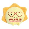 Aurora Medium You Are My Sunshine Sun JUST SAYIN' Witty Stuffed Animal Yellow 9.5" - 2 of 4