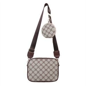 Boersma Vintage Pattern Crossbody Bag for Women – Luxury Shell-Shaped Shoulder Purse, Small Designer Square Handbag - 1 of 4