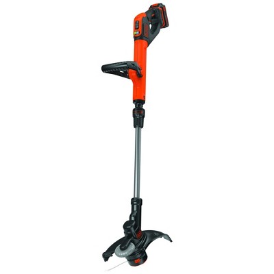 Photo 1 of BLACK+DECKER 20V MAX String Trimmer, 2-Speed, 12-Inch, Cordless (LST522)