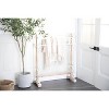 Farmhouse Wood Quilt Rack Light Brown - Olivia & May: Pine Construction, 4 Rungs, No Assembly Required - 2 of 4