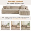 ELJGET 110" Cloud Sectional Couch with L-Shape Chaise, Modern Modular Sofa, Upholstered Couches for Living Room Bedroom, No Assembly Required - 4 of 4