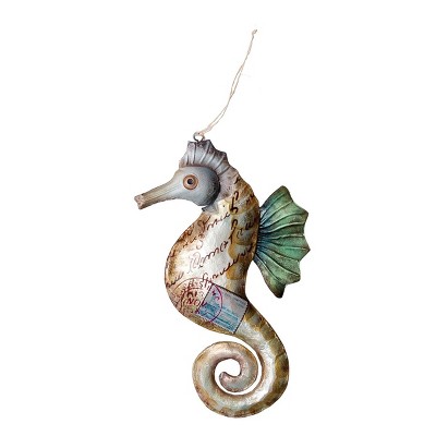Gallerie II Postcard Beach Seahorse  Christmas XMAS Ornament