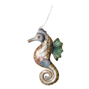 Gallerie II Postcard Beach Seahorse  Christmas XMAS Ornament - 1 of 2