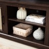 CAVINAS Rattan TV Stand for TVs up to 70 Inches,Entertainment Center with Open Shelves and 2 Natural Rattan Door Cabinets for Living Room - 4 of 4