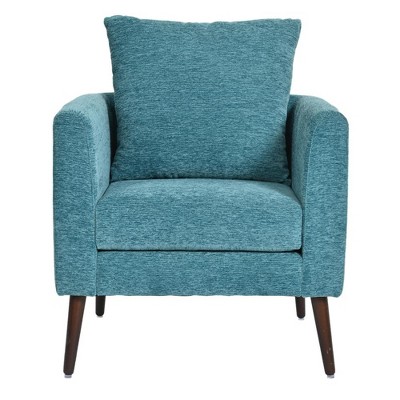 XINGHANZHENXUAN Modern Fabric Accent Chair with Pillow, Upholstered Reading Chair for Living Room, Bedroom & Office