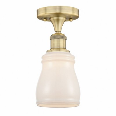 Ellery - 1 Light Semi-Flush Mount In Nautiical Style-9.75 Inches Tall and 4.75 Inches Wide