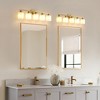 DAKAFUL Bathroom Vanity Light, 4/5/6/8/10-Light Vanity Fixture with Frosted Glass Shades,Reversible Wall Light Over Mirror, for Bathroom/Bedroom - 4 of 4