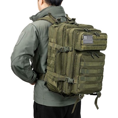 Link Worldwide Link Military Backpack 45L Molle Army Tactical 3 Day Survival Waterproof Outdoor Fishing Hiking Camping Bug Out Backpack 900D - Green — фото 3