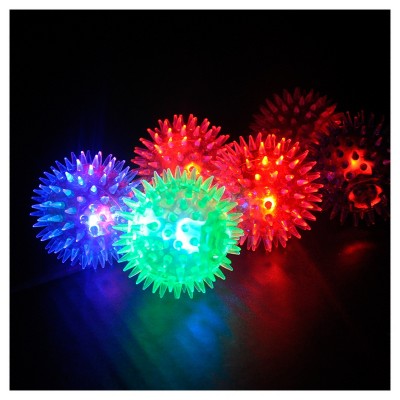 6ct Light-Up Spiky Ball - Spritz&#8482;