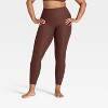 Women's Everyday Soft High-Rise Ribbed 7/8 Leggings - All In Motion™ - 4 of 4