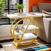Hommoo 4-Tier Modern Bedside Table for Living Room - 2 of 4