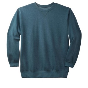 KingSize Men's Big & Tall Fleece Crewneck Sweatshirt - 1 of 4