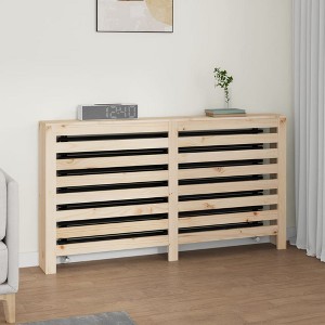 vidaXL Radiator Cover 60.2"x7.5"x33.1" Solid Wood Pine - 1 of 4