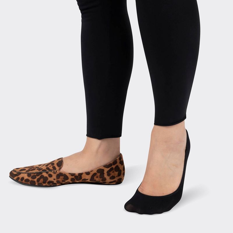 Peds Women's 2pk Extended Size Microfiber Liner Socks - 8-12, 4 of 7